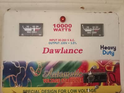 Dawlance – HEAVY DUTY AUTOMATIC VOLTAGE STABILIZER