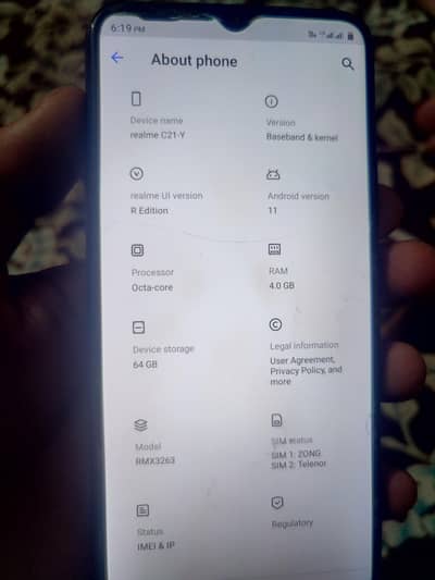 realme c21 y