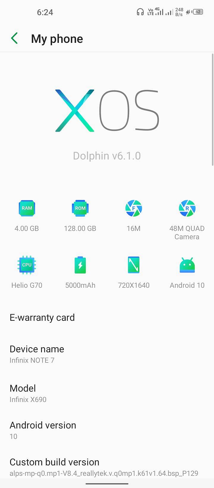 infinx note 7 5