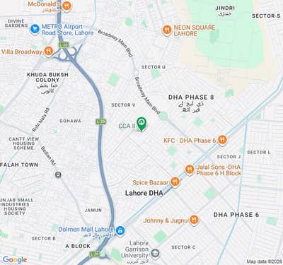 DHA Phase 8 CCA2 Commercial 8 Marla Plot On Truly INVESTORS Price