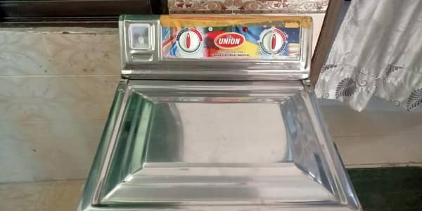 washing machine Full Steel body pure Steel motor copper mein Total hai