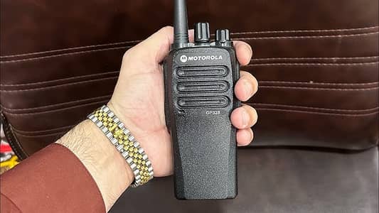 Motorola GP328 Walkie Talkie Dual Band loud Sound 2Days Battery Backup