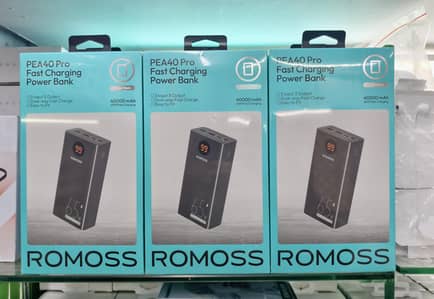 Romoss 65W 40,000 MaH traveller powerbanks