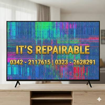 Facing issues with your LCD/LED TV? Half Screen, Lines On Screen Call