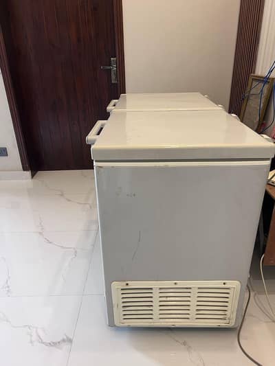 pel deep freezer double door