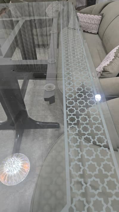 Dinning Table top tempered imported Glass available