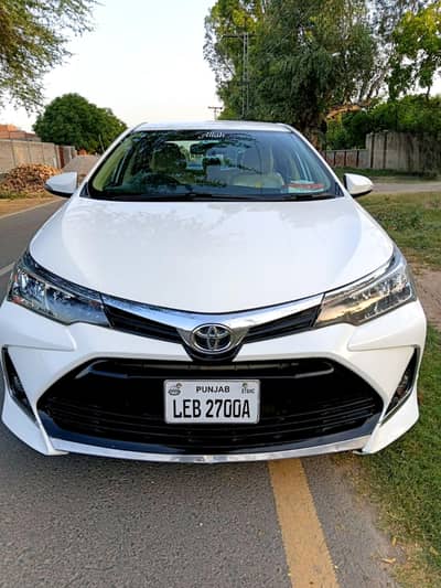 Toyota Corolla Gli 2018 modal converted into X