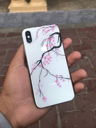 iPhone x PTA approved 256gb 74 /. Battery  condition 10/10 original