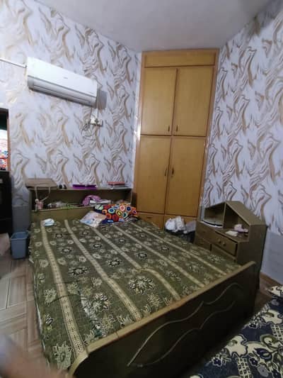 double bed along with mattress
