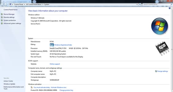 HP Elitebook 8440p core i7 m620