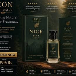 IKON NIOR PINE isn't just a fragrance; it’s a statement of natural ele
