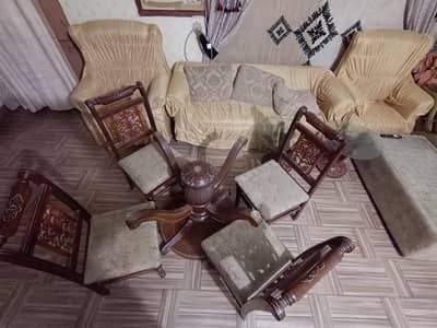 6 chairs dining table