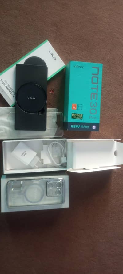 note 30 pro box accessories