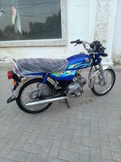 Honda CD70 2024 Blue Like New