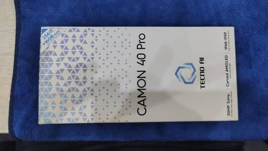 Tecno Camon 40pro 16gb, 256gb 11 month warranty