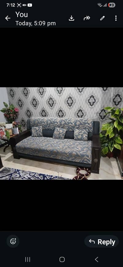 sofa set with center and side tables
