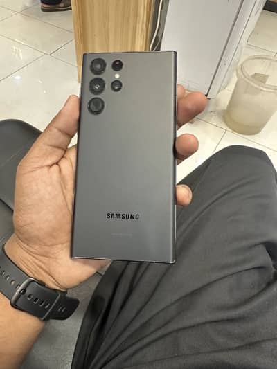 Samsung S22 Ultra 12 gb 512Gb black colour Official PTA approved
