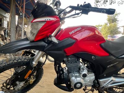 Derbi ETX 150cc 2018 | Lush Red | First Owner | Unique Italian Styling