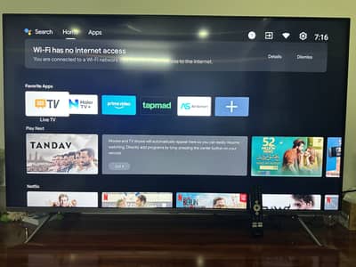 Haier 55 inch 4k UHD Smart Android TV