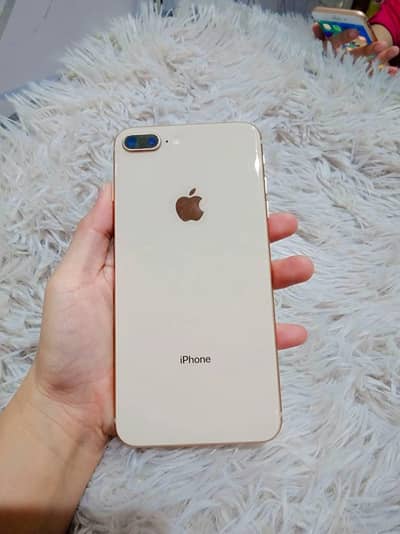 iPhone 8 plus ram 256 GB PTA approved condition 10 by 10 complete box