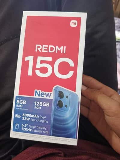 xiaomi Redmi 15c  mobile  with box & charger