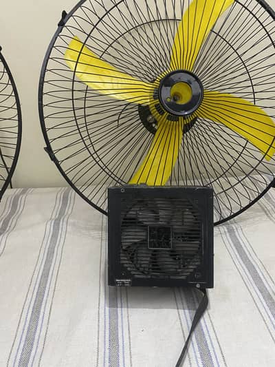 2 DC Fans + 12V Supply for Sale