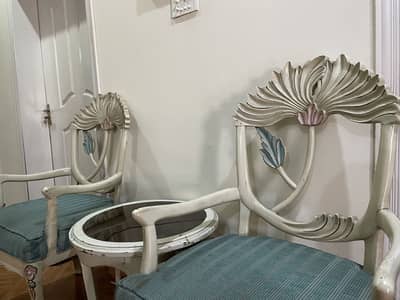 Vintage Chair set with table