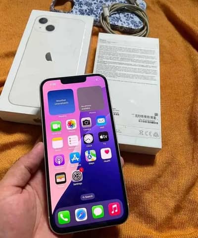 iPhone 13 128 GB PTA approved condition 10 by 10 complete box all ok