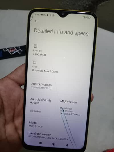 poco m3 4+2/128 pta aprove