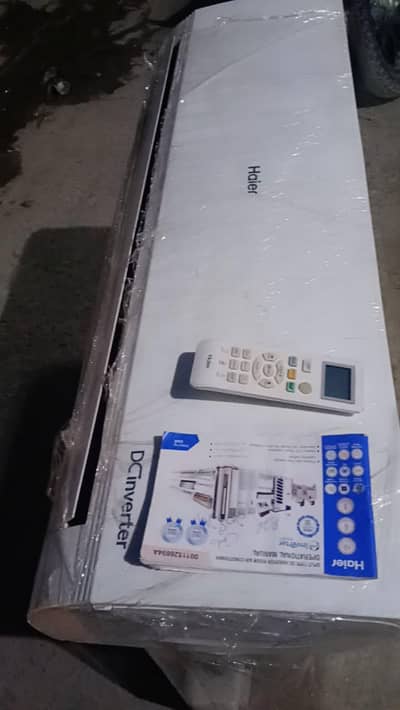 Haier DC inverter  brand new ac 1 munth use warranty card Sath Hy