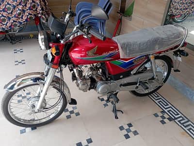 Honda CD 70 2016 all Punjab register argent parcel parcel