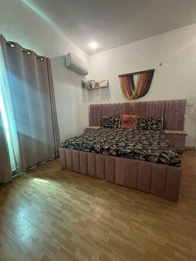 plastic wrapped almost new blush pink bed for sale
