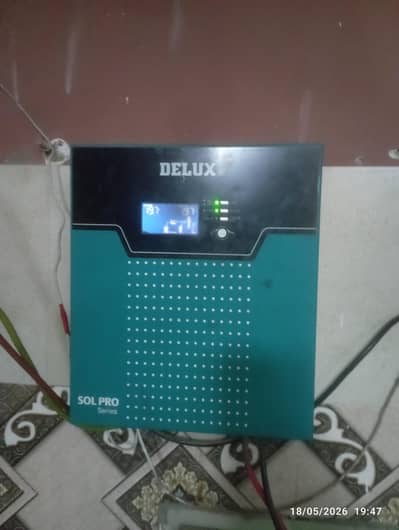 Delux 1.2 KVA solar inverter for sale  03335292135