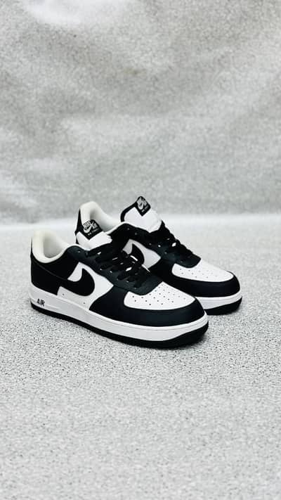 Premium White Black Sneakers For Men | Trendy Casual Shoes