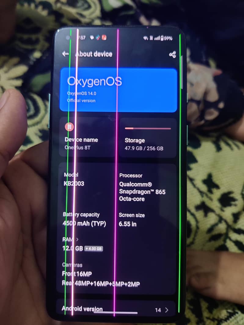 one plus 8t 7