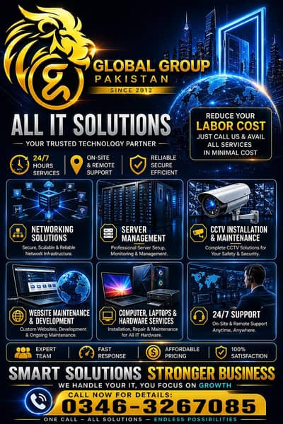 website Development and IT Services 03463267085