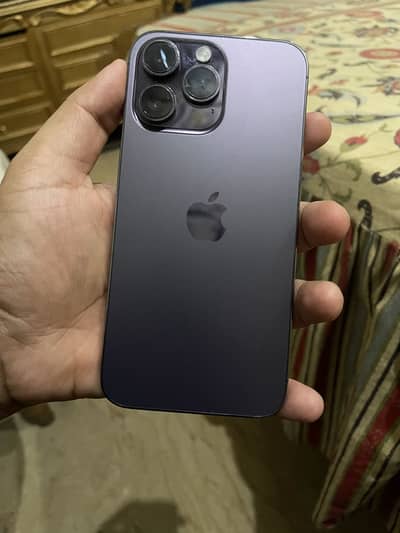 IPhone 14 Pro Max 256gb deep purple 83 % battery health complete box