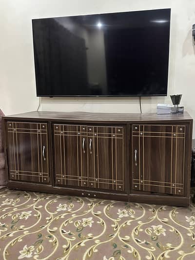 Wooden TV Console / Storage Cabinet - 3 Door Unit