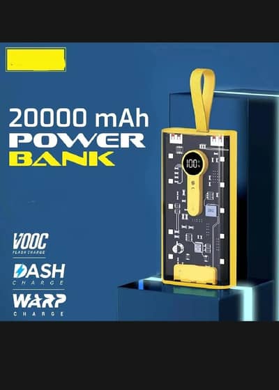 power bank 66w  PD powerbank 20000mAh fast-charging
