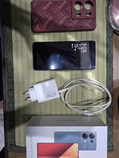 REDMI NOTE 13 PRO  complete box