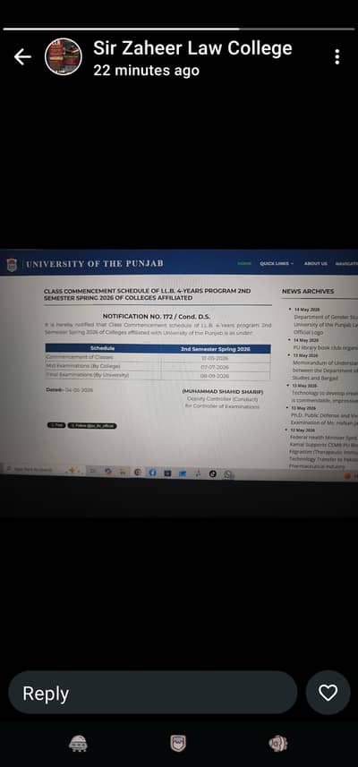 QR teacher for LLB  student