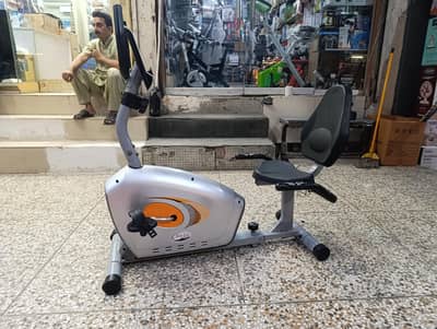 Slimline recumbent Bike In good Condition 8 levels resistance