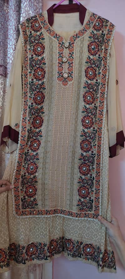 heavy embroidery dress