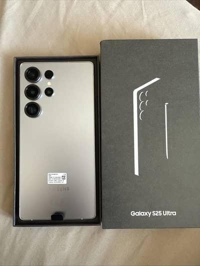 Samsung Galaxy S 25 ultra PTA approved 12 GB RAM 256 GB memory