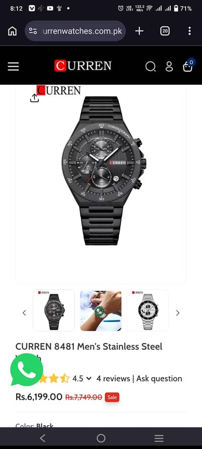 CURREN M 8481