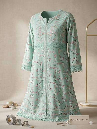 bin Saeed embroidered lawn suit