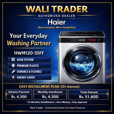Washing Machine | All Brands Available | On easy Installment
