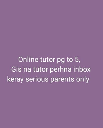 online tutor