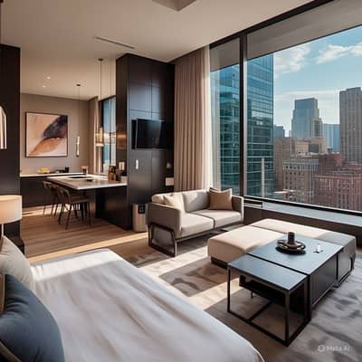 430 Sqft Luxury 1-Bed Apartment in Dubai Twin Towers Al-Kabir Town Phase-2