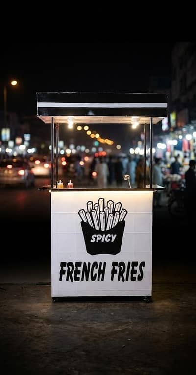 New FRIES COUNTER WITH COMPLETE SETUP FOR SALE .
